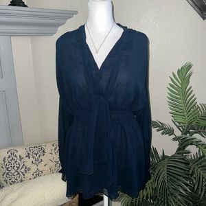 Beautiful Boutique Ruffle Long Sleeve Tunic Dress